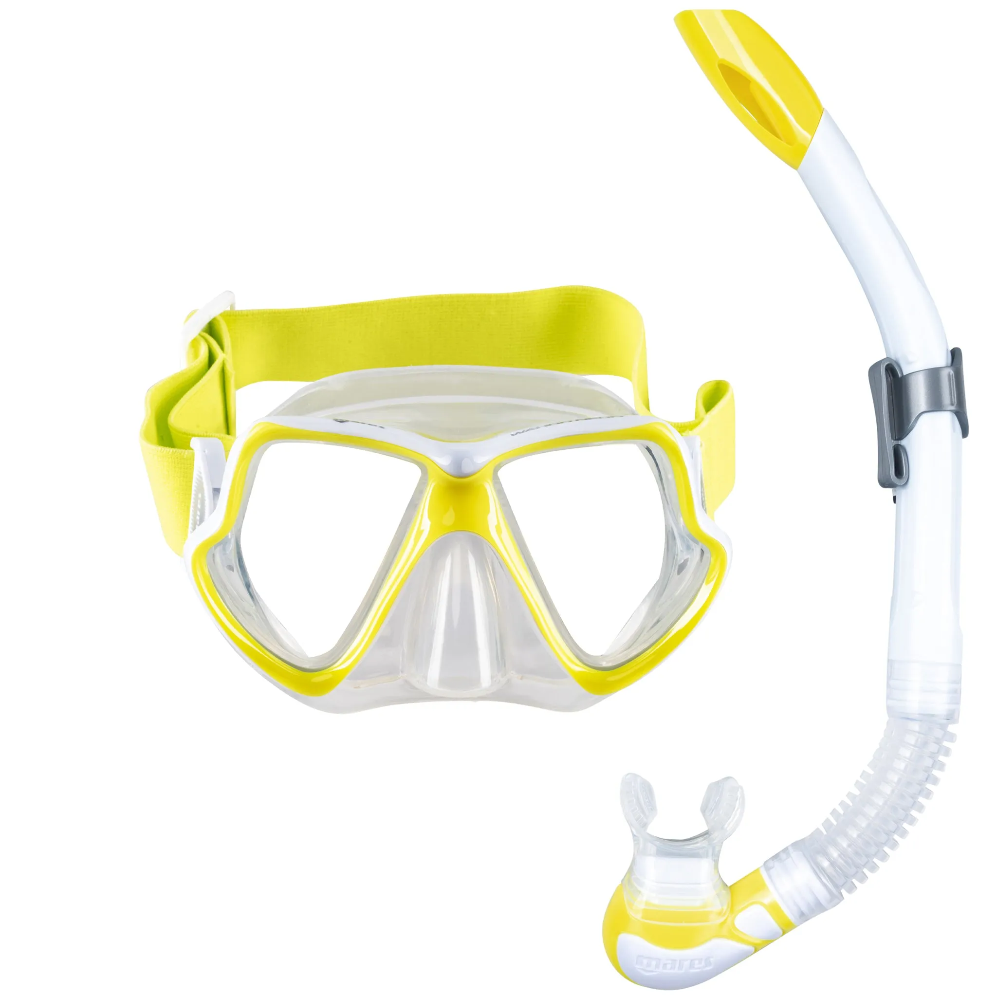 Mares Wahoo Neon Mask & Snorkel Set with Buoy Bag