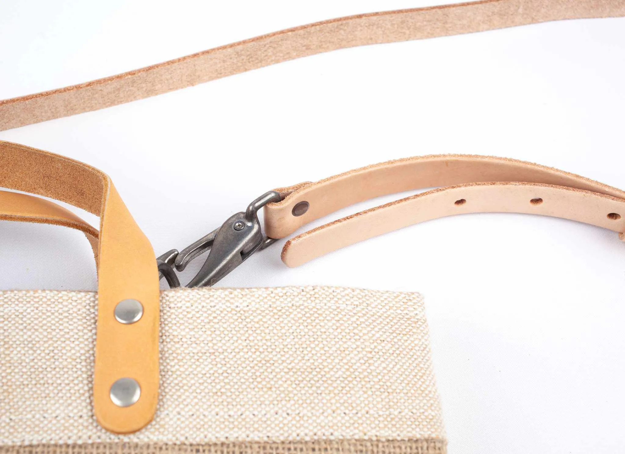 Market Bag in Natural with Strap - Wholesale