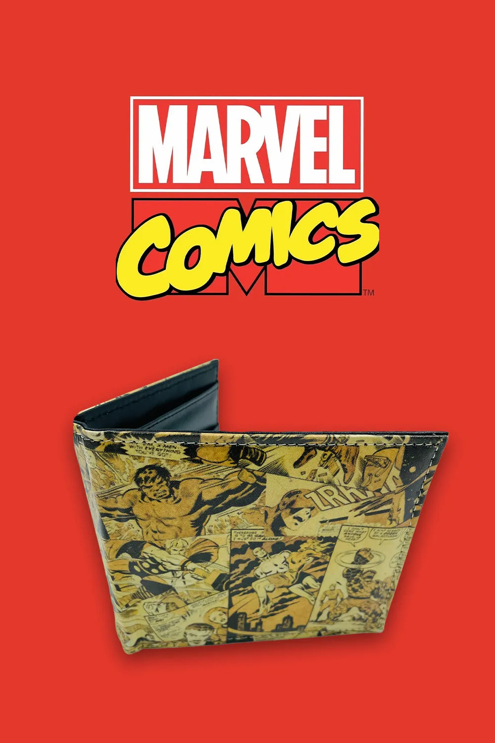 Marvel Reloaded Comic Outside Print Wallet