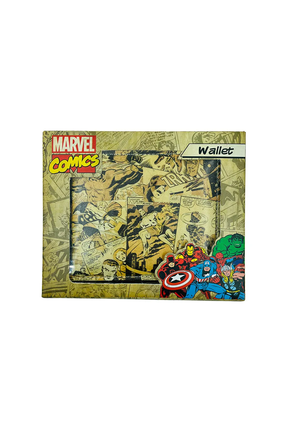 Marvel Reloaded Comic Outside Print Wallet