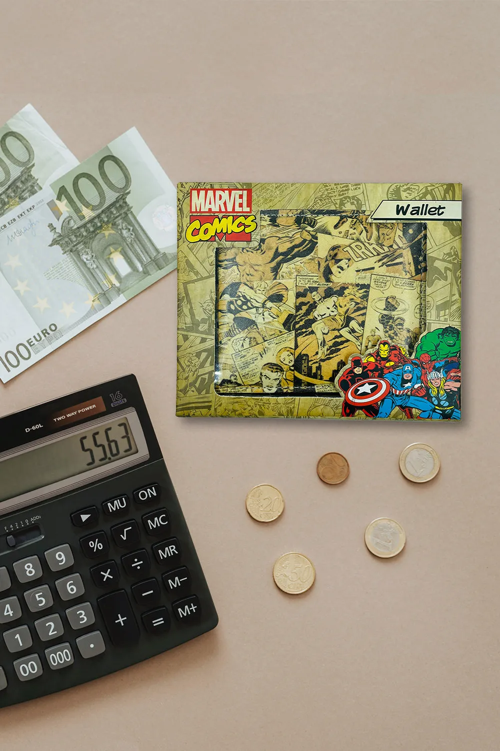 Marvel Reloaded Comic Outside Print Wallet