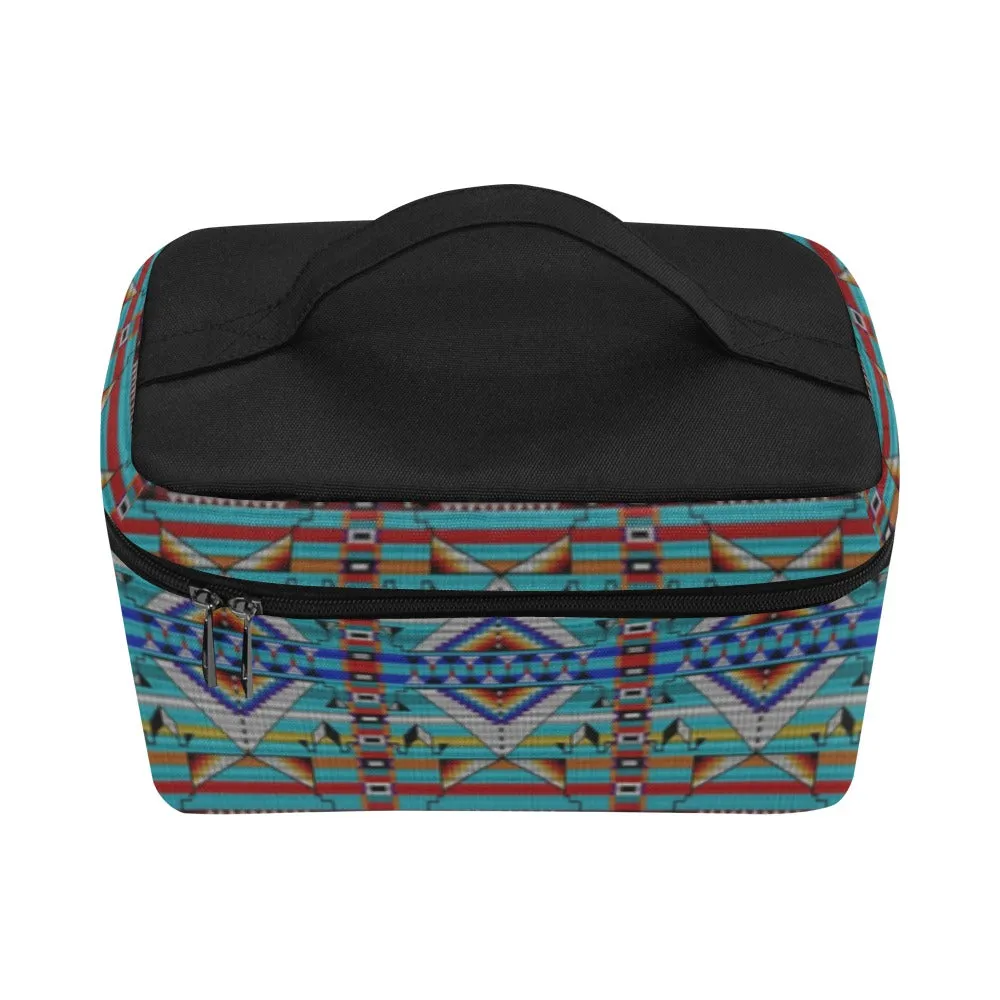 Medicine Blessing Turquoise Cosmetic Bag/Large