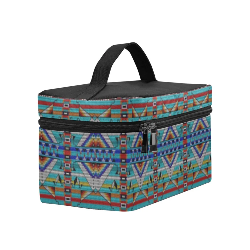 Medicine Blessing Turquoise Cosmetic Bag/Large