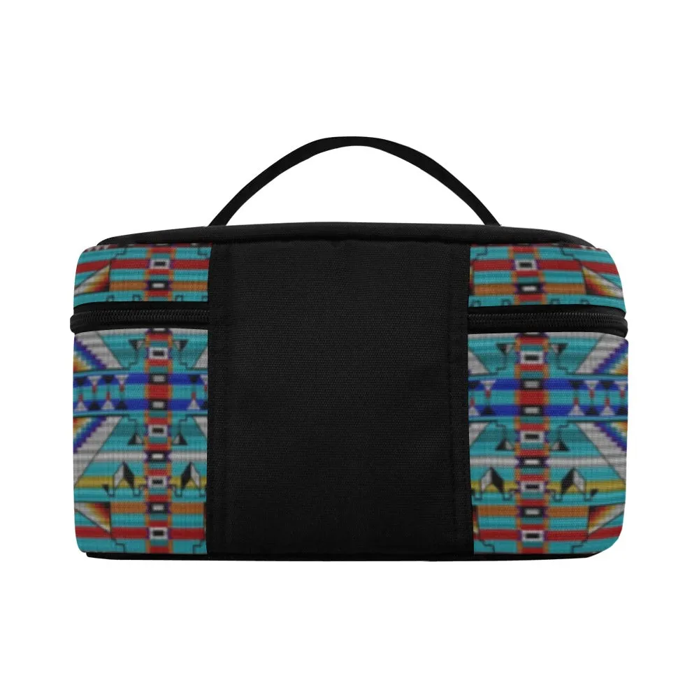 Medicine Blessing Turquoise Cosmetic Bag/Large