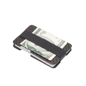 Men's Carbon Fiber Ultra Light Credit Card Wallet & Money Clip