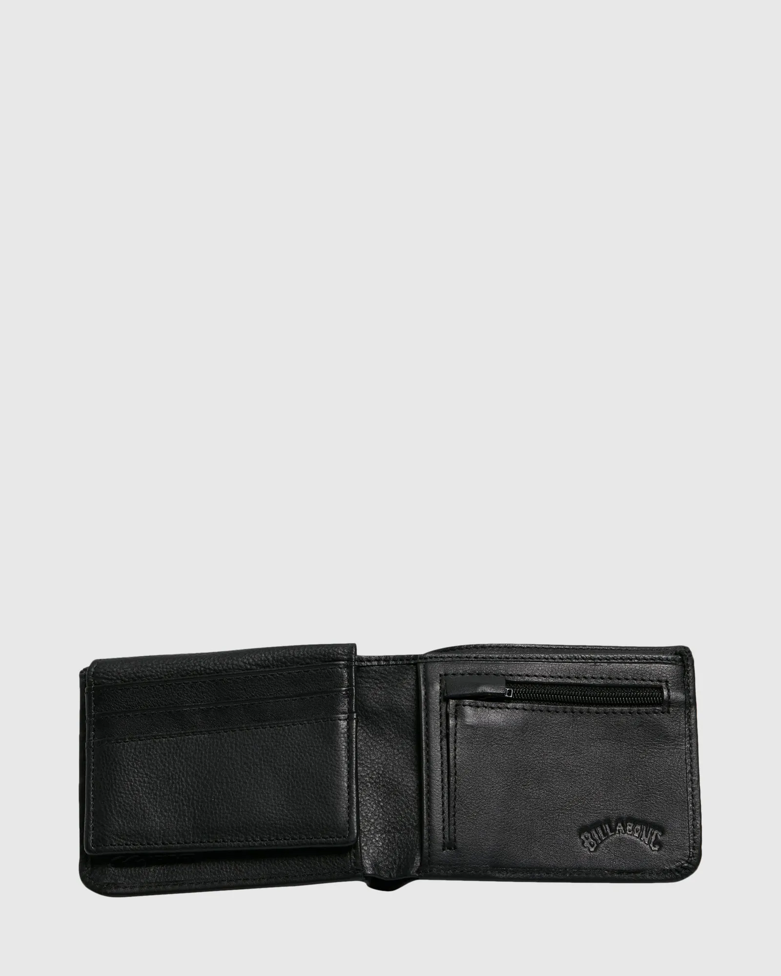 Mens Secret Pocket Leather Wallet