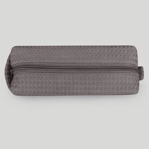 Mini Grey Makeup Bag