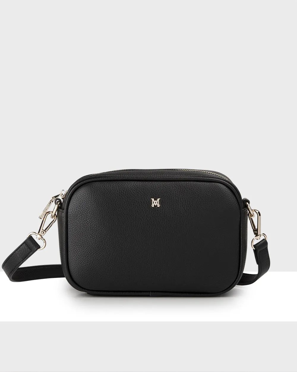 Monica Black Camera Crossbody Bag   Utility Bag Strap