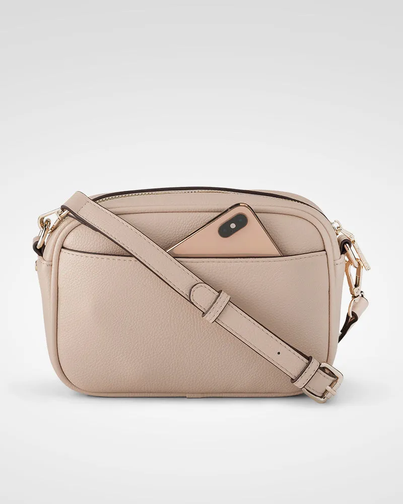 Monica Nude Camera Crossbody Bag