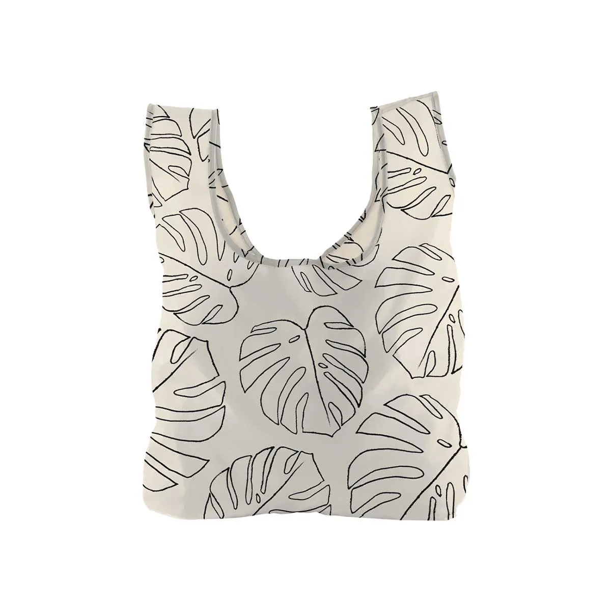 Monstera Outline Eco Tote Bag