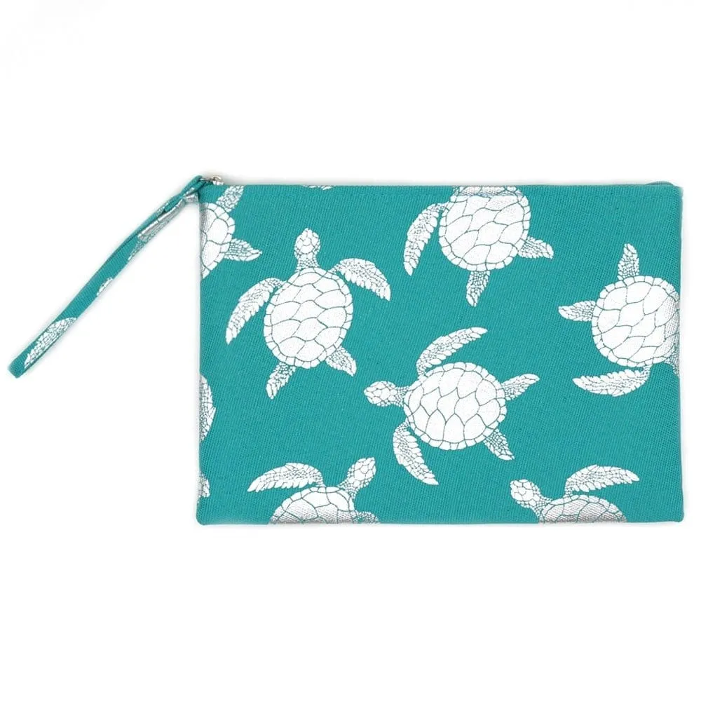 MP0124 Gold Foil Turtle Pouch/Make-up Bag