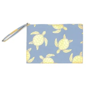 MP0124 Gold Foil Turtle Pouch/Make-up Bag