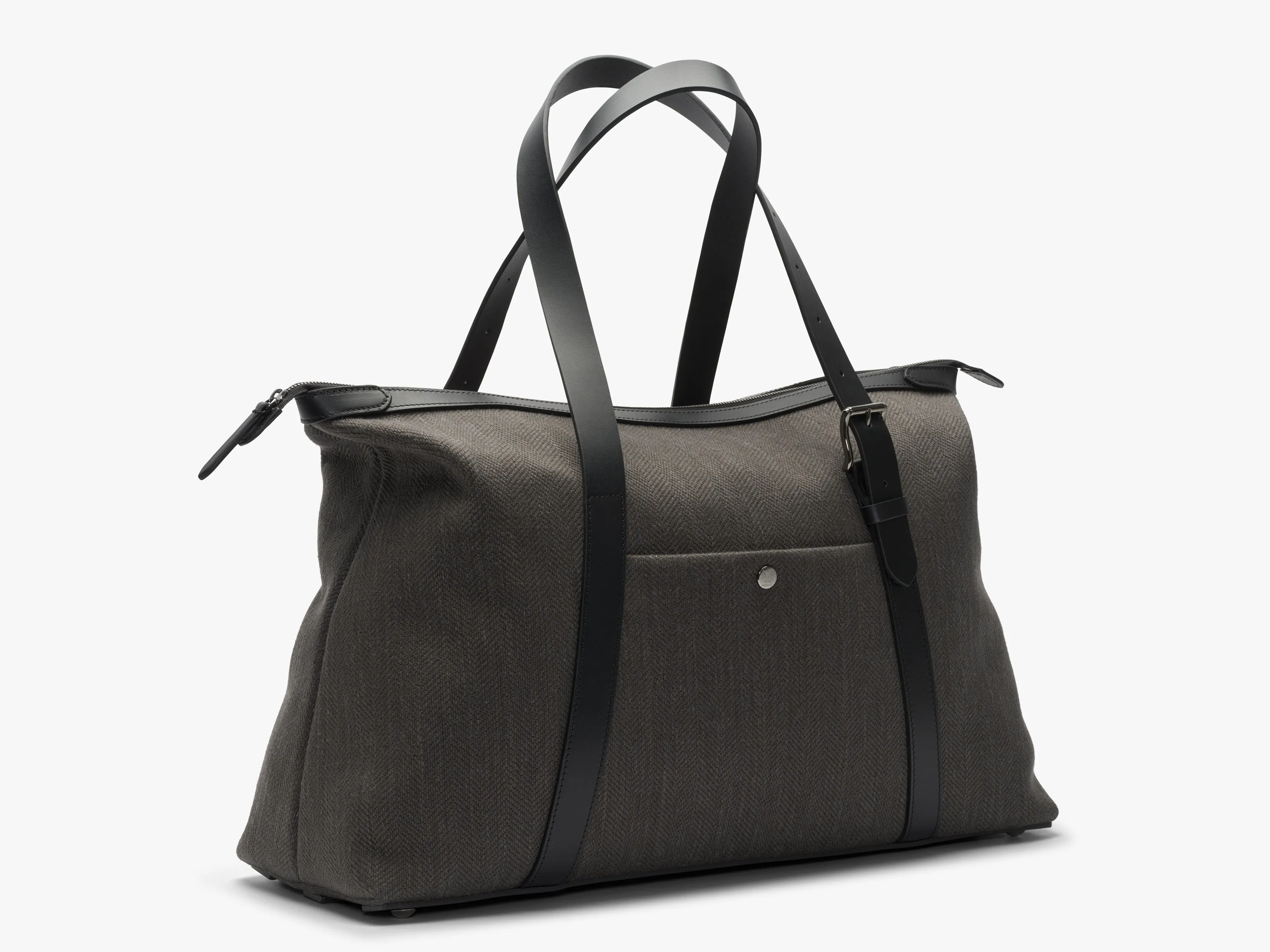 M/S Holdall – Slate Herringbone/Black