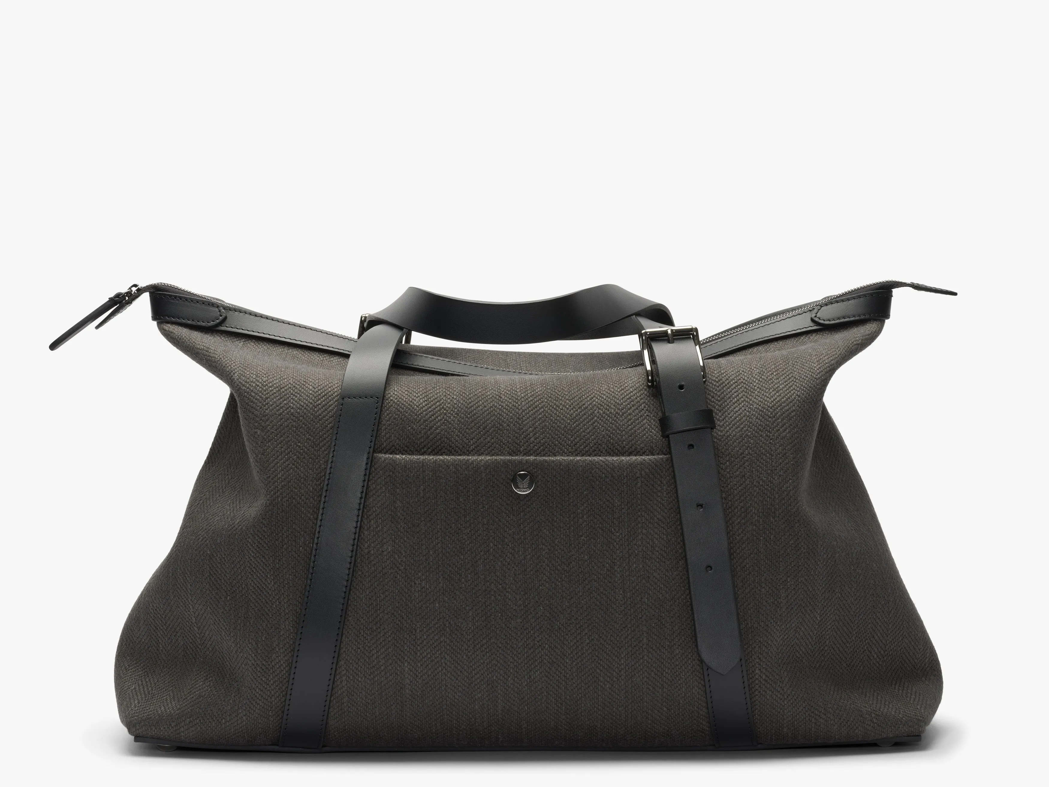 M/S Holdall – Slate Herringbone/Black