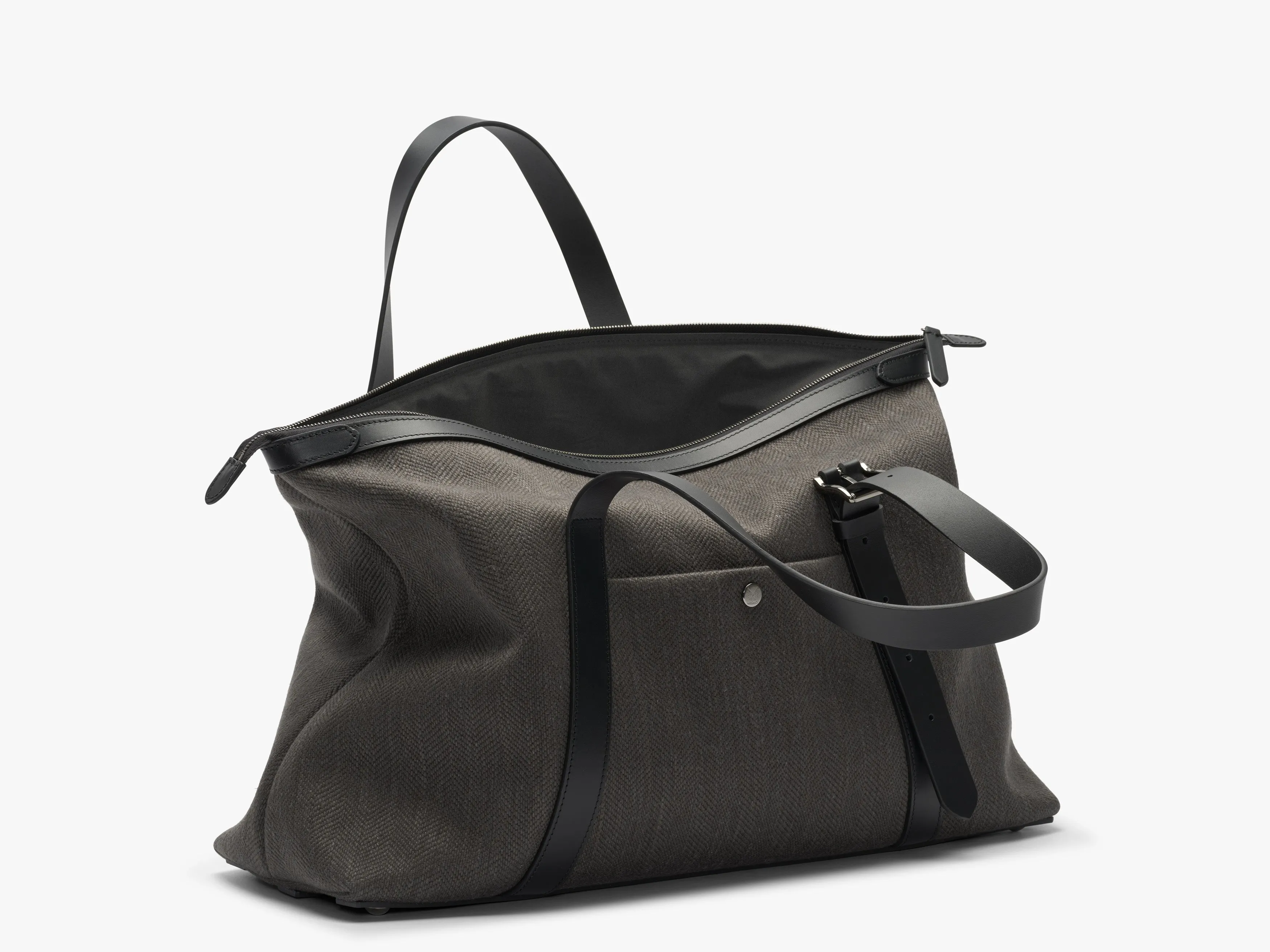 M/S Holdall – Slate Herringbone/Black