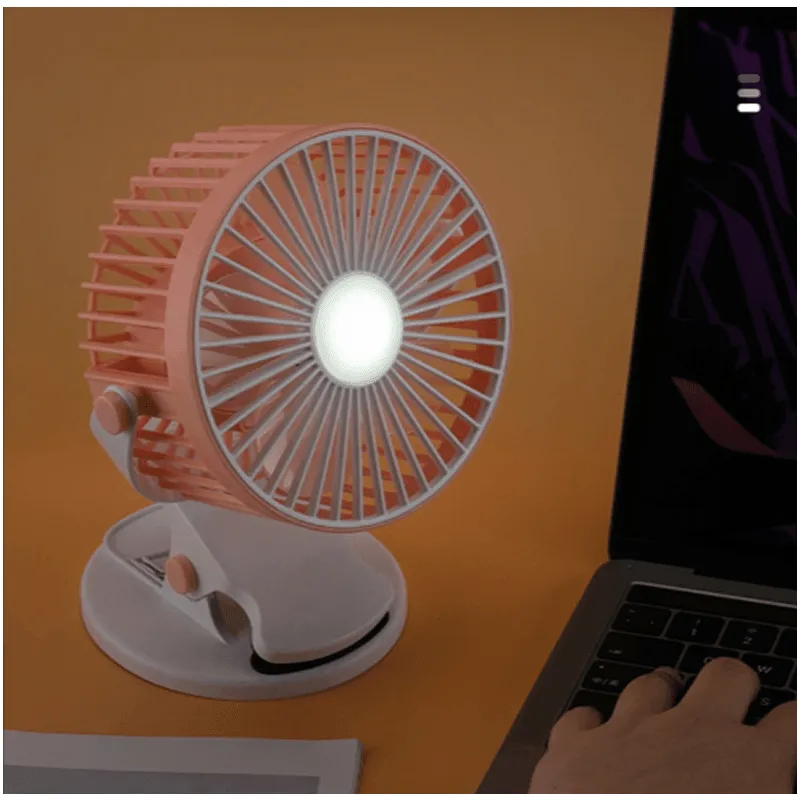 Multifunctional Personal Cooling Clip Fan  M2027 PINK