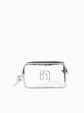 N Mirrored Camera Bag Silver