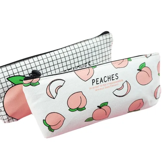 Peaches Makeup Bag