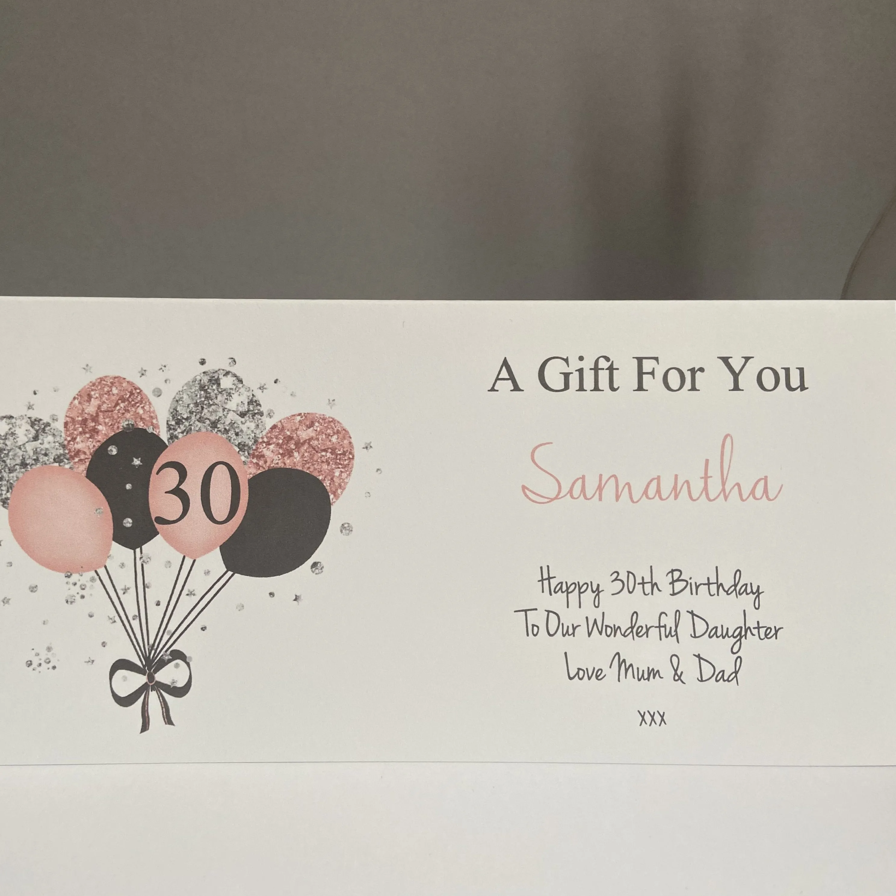 Personalised Balloons Birthday Gift Wallet