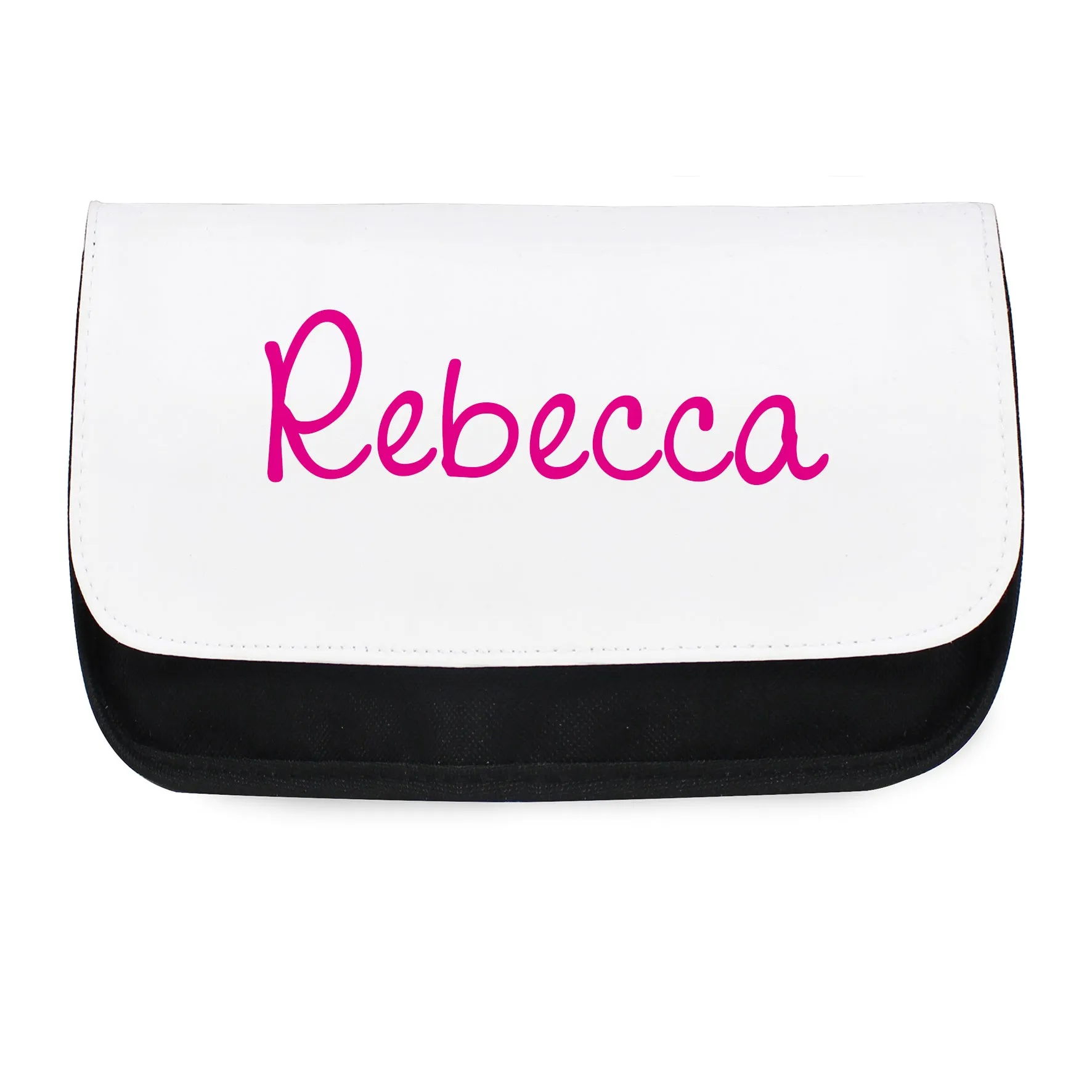 Personalised Pink Name Island Make Up Bag