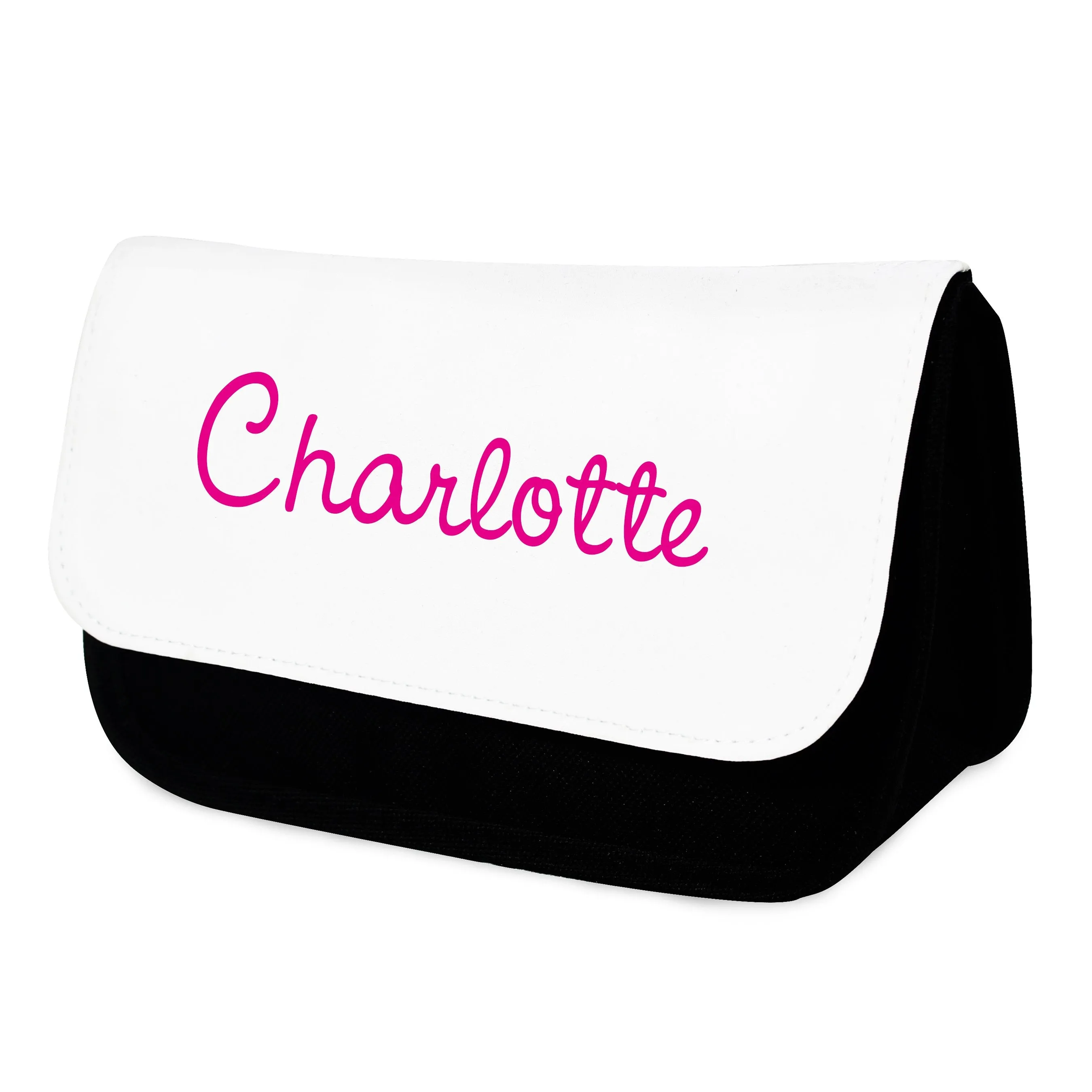 Personalised Pink Name Island Make Up Bag