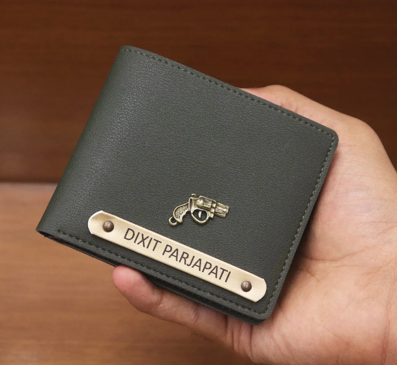 Personalised  wallets with Charm (No Cod Allowed On This Product) - Prepaid Orders Only