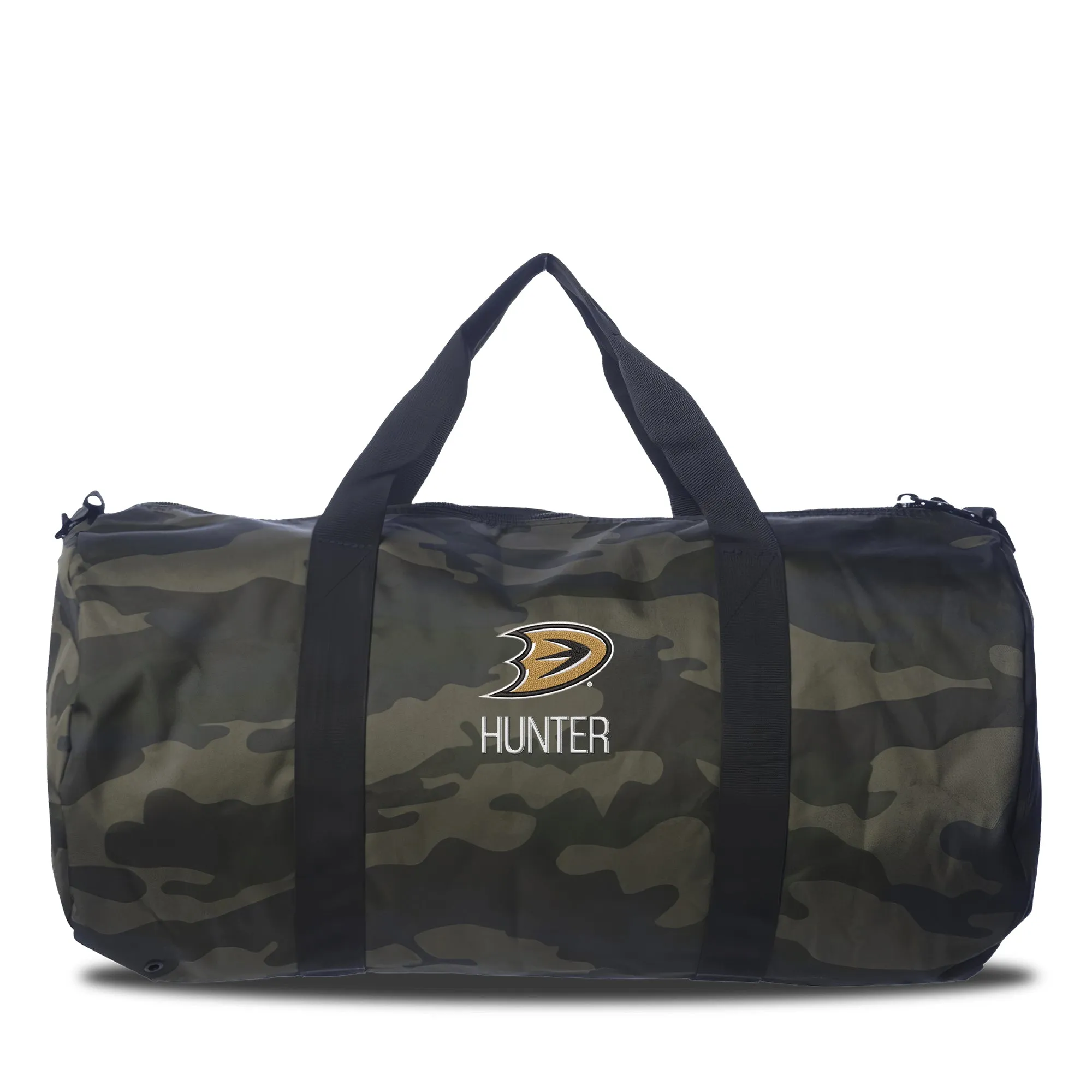 Personalized Anaheim Ducks Secondary Specialty Duffel Bag