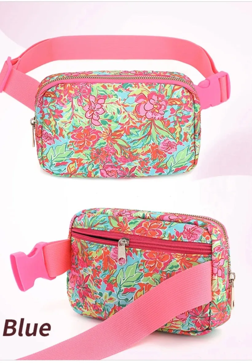 PINK MESSENGER CROSSBODY BAG