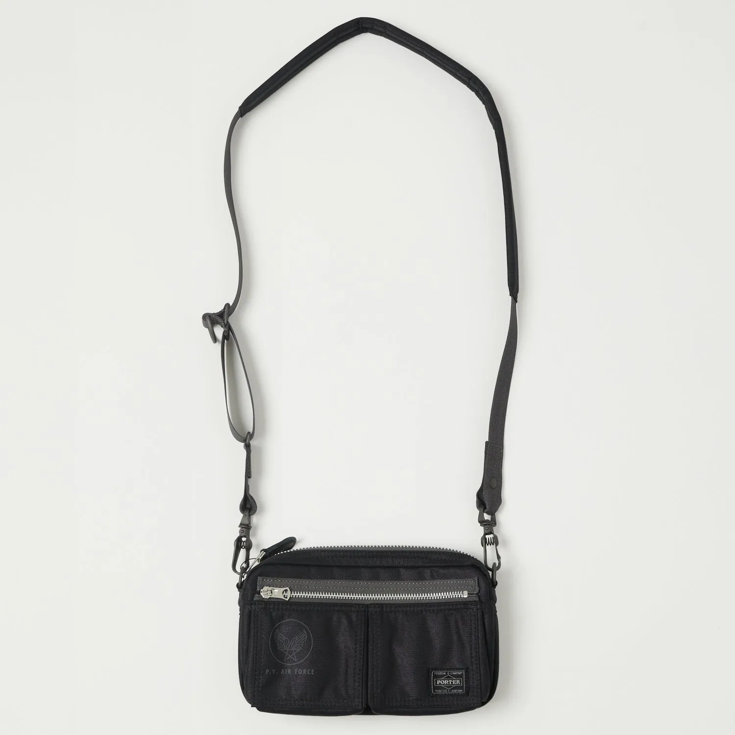 Porter-Yoshida & Co. Flying Ace 2-Way Shoulder Bag - Black