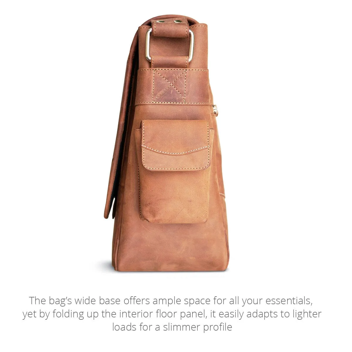 Premium Leather iPad Messenger Bag