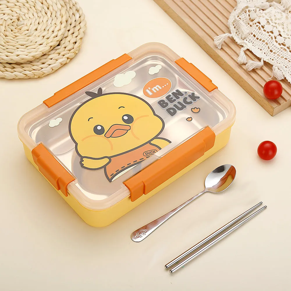 Premium Stainless Steel Lunch Box Unicorn/Dino/Duck -1150 ml