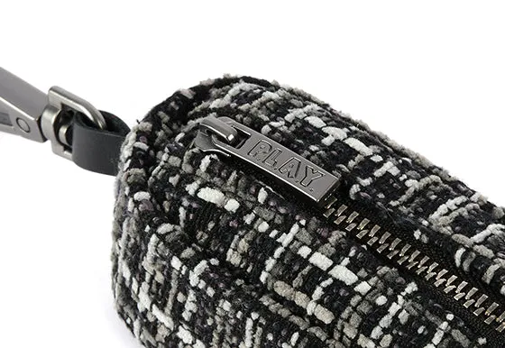 Proper Pup Dog Poop Bag Dispenser, Tweed Black/Grey by P.L.A.Y.