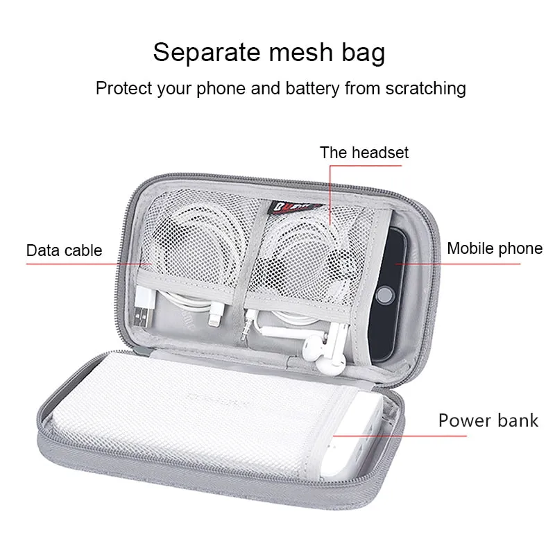 Protective Travel  PowerBank Storage Bag for 20000mAh