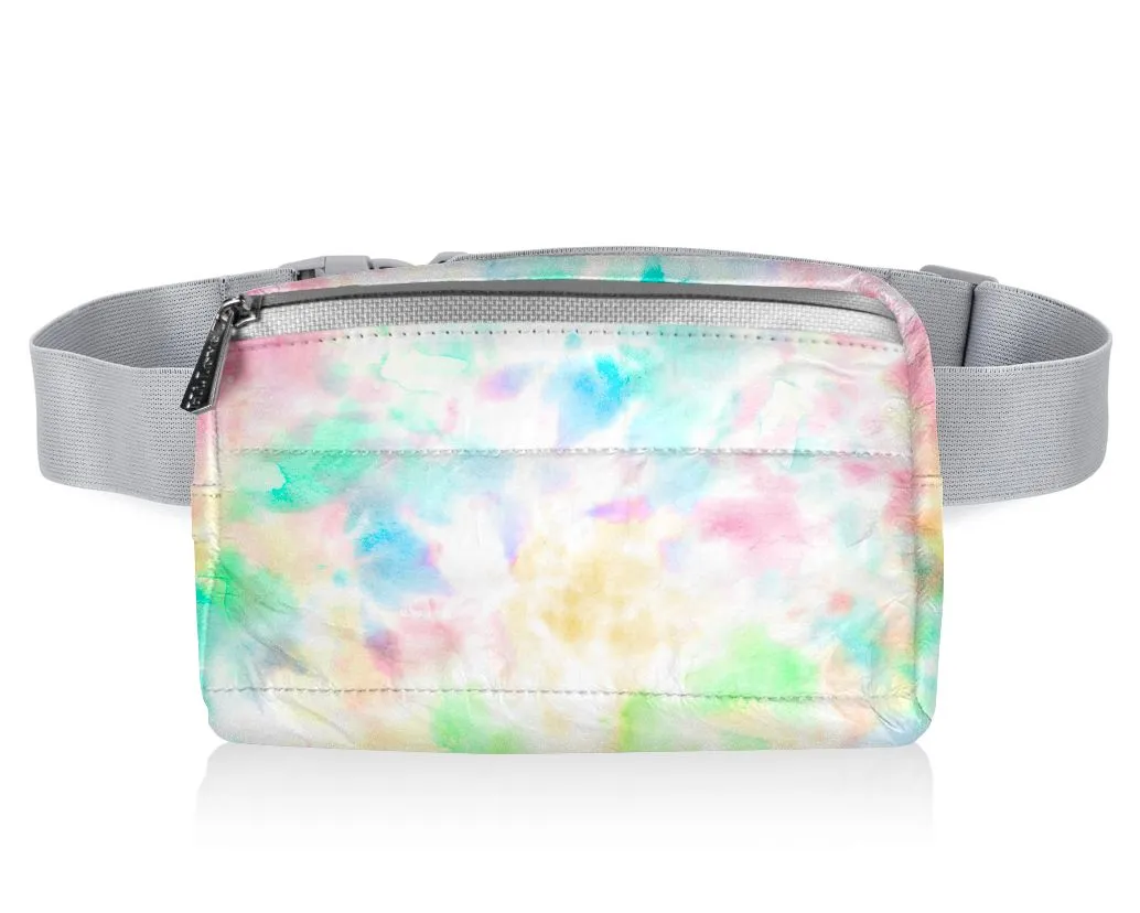 PUFFER FANNY PACK - WATERCOLOR