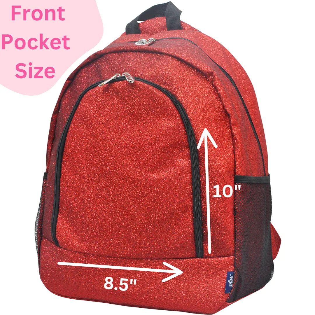 Purple Glitter NGIL Canvas Backpack