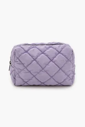 Quilted Makeup Bag