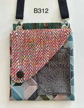 "The Barbie" Canvas bag with Red Herringbone