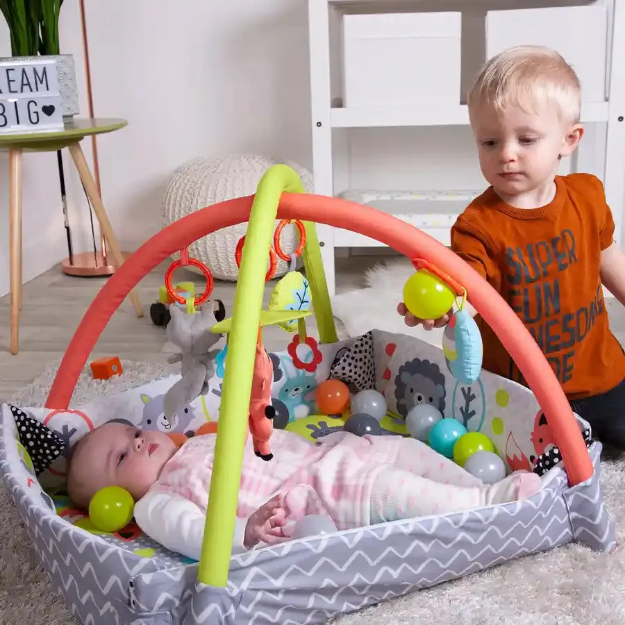 Redkite Baby Ball Play Gym-Peppermint Trail