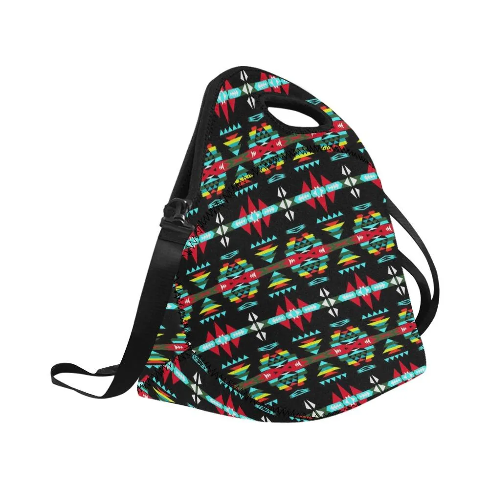 River Trail Sunset Neoprene Lunch Bag/Large