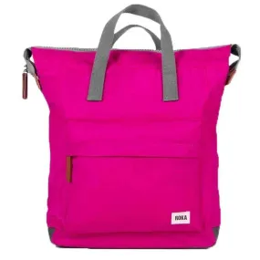 Roka Bantry B Medium Sustainable Nylon Backpack - Candy Pink