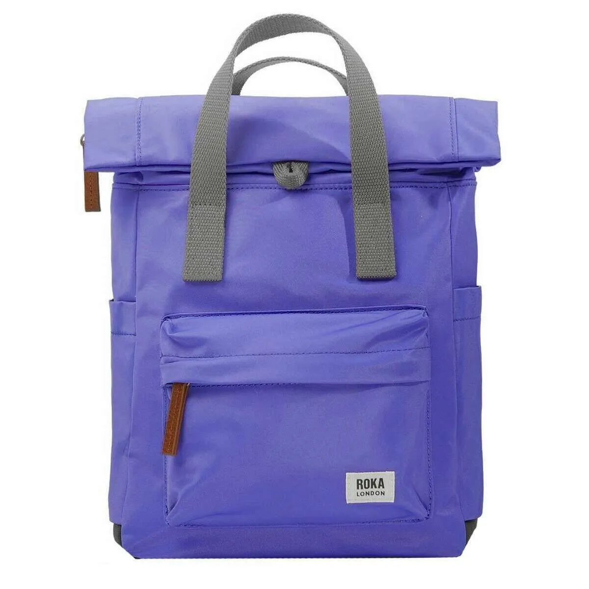 Roka Canfield B Small Recycled Nylon Backpack - Simple Purple