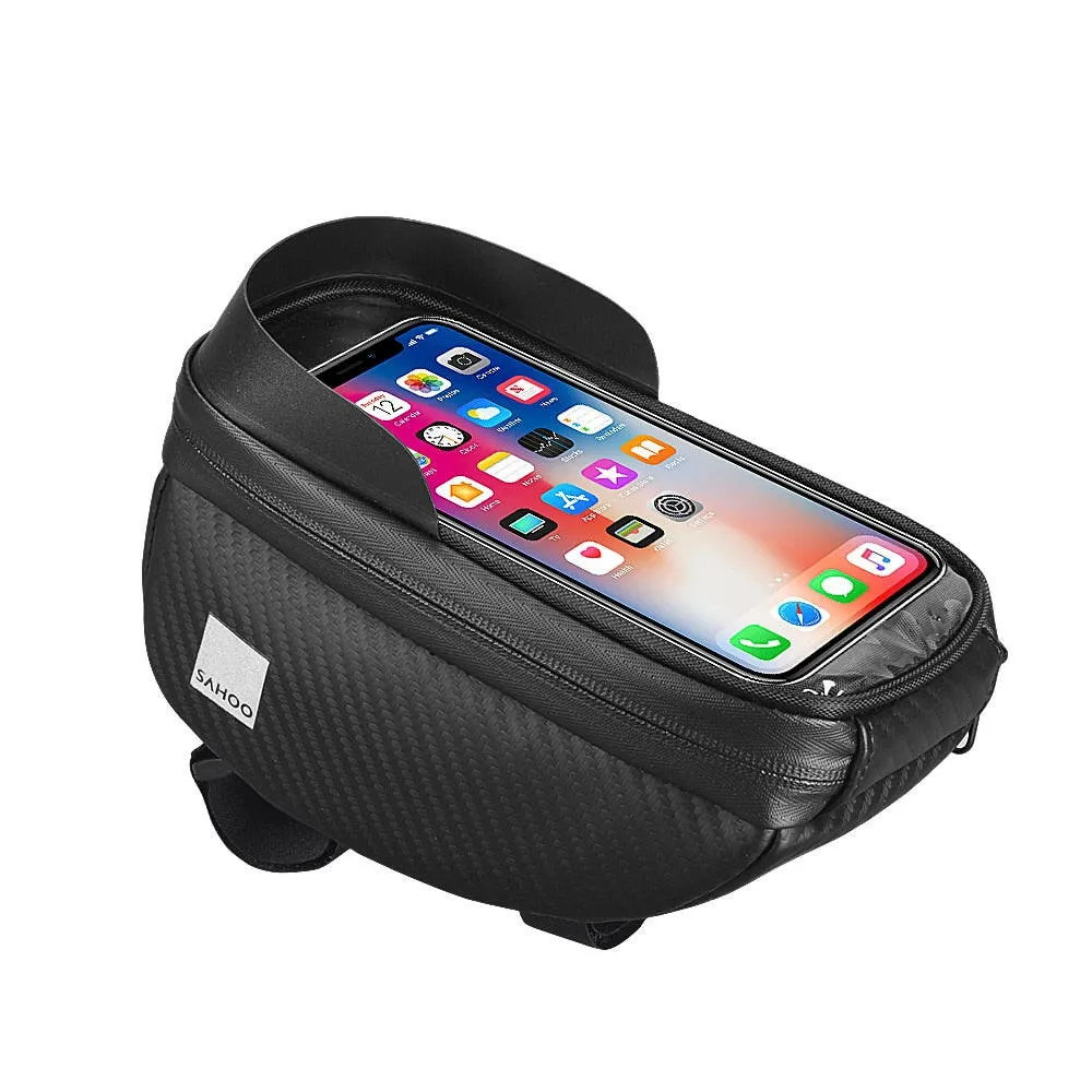 Roswheel Sahoo 112003 Cycling Bicycle Bike Head Tube Handlebar Cell Mobile Phone Bag Case Holder Case Pannier For 6.5in Phone