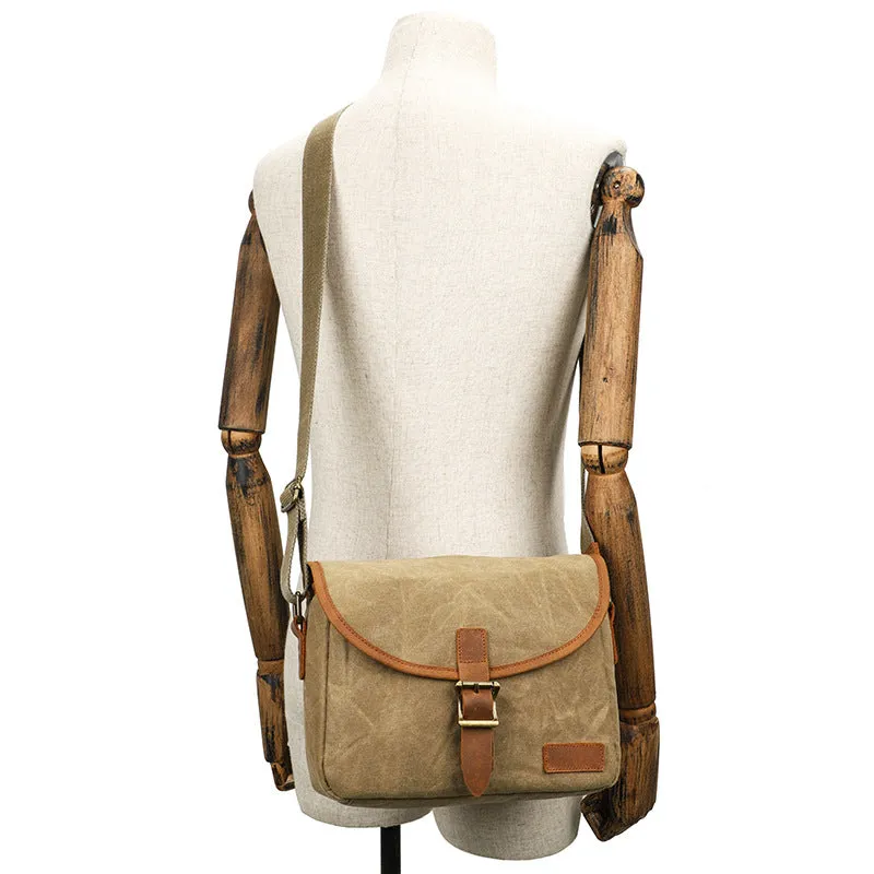 S. C. Cotton Waterproof Canvas Photography Bag Leisure Eos SLR Digital Packet Anti-Seismic Micro Single-Shoulder Camera Bag