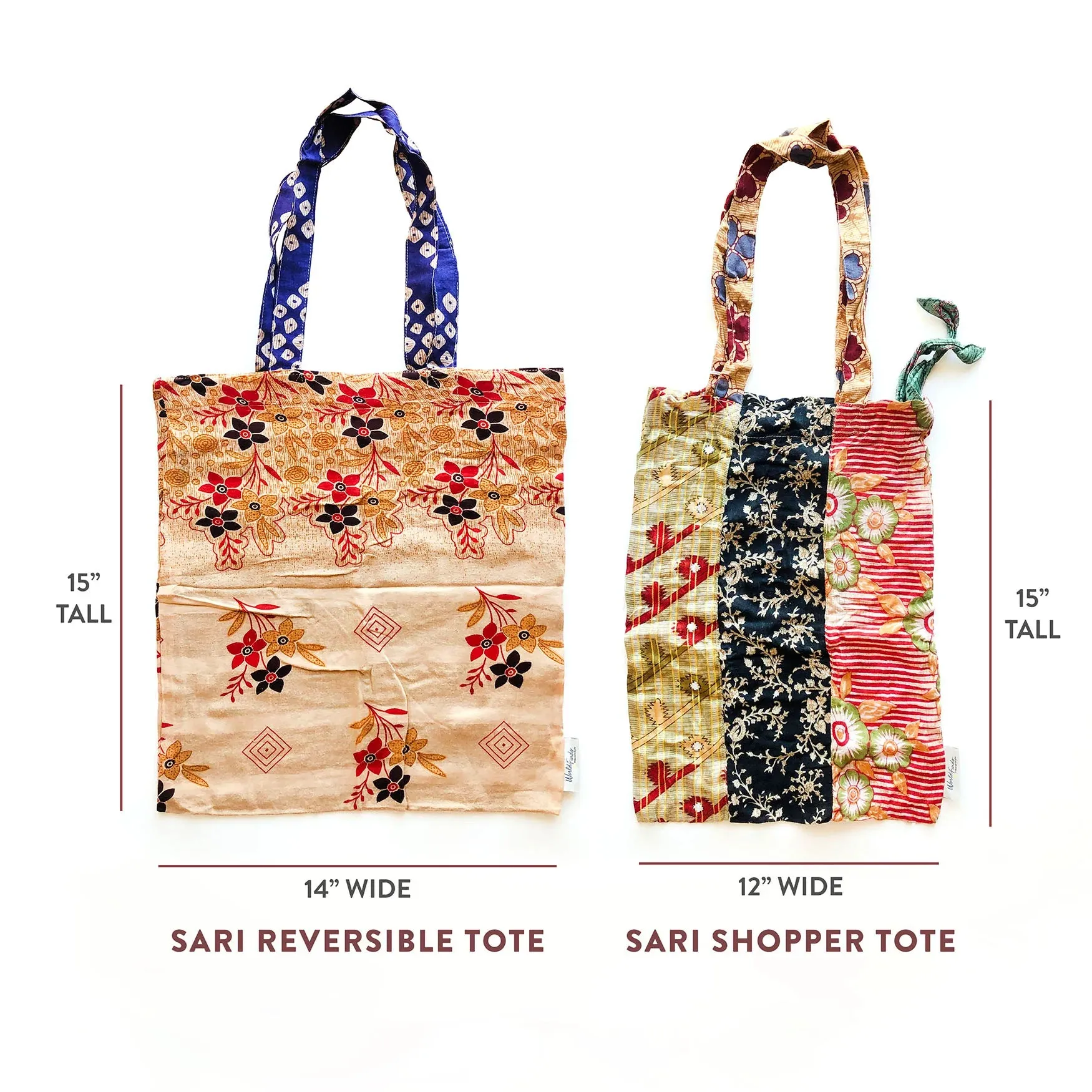 Sari Reversible Tote, Bangladesh