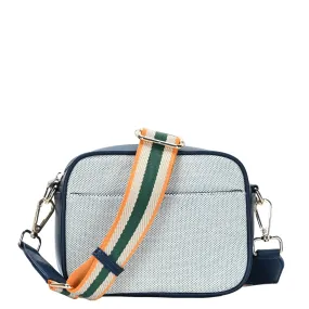 Serena Canvas Camera Bag - Navy