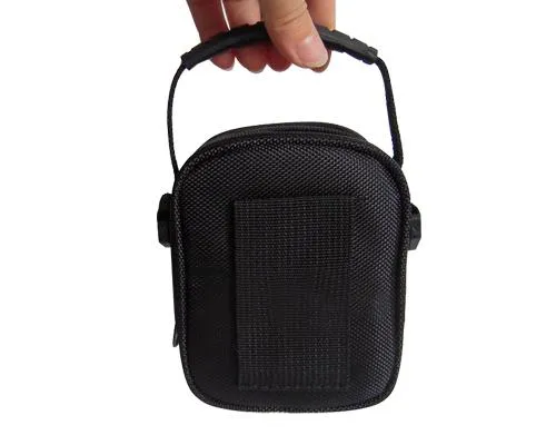 Simple Nylon Shoulder Bag - Black