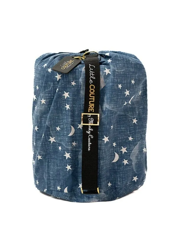 Sleeping Bag - Navy Stars and Moons