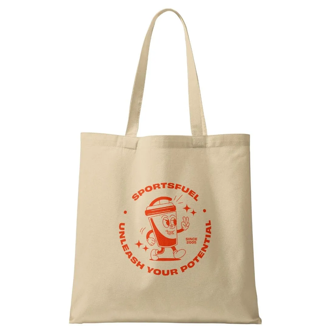 Sportsfuel "Unleash Your Potential" Cotton Tote Bag