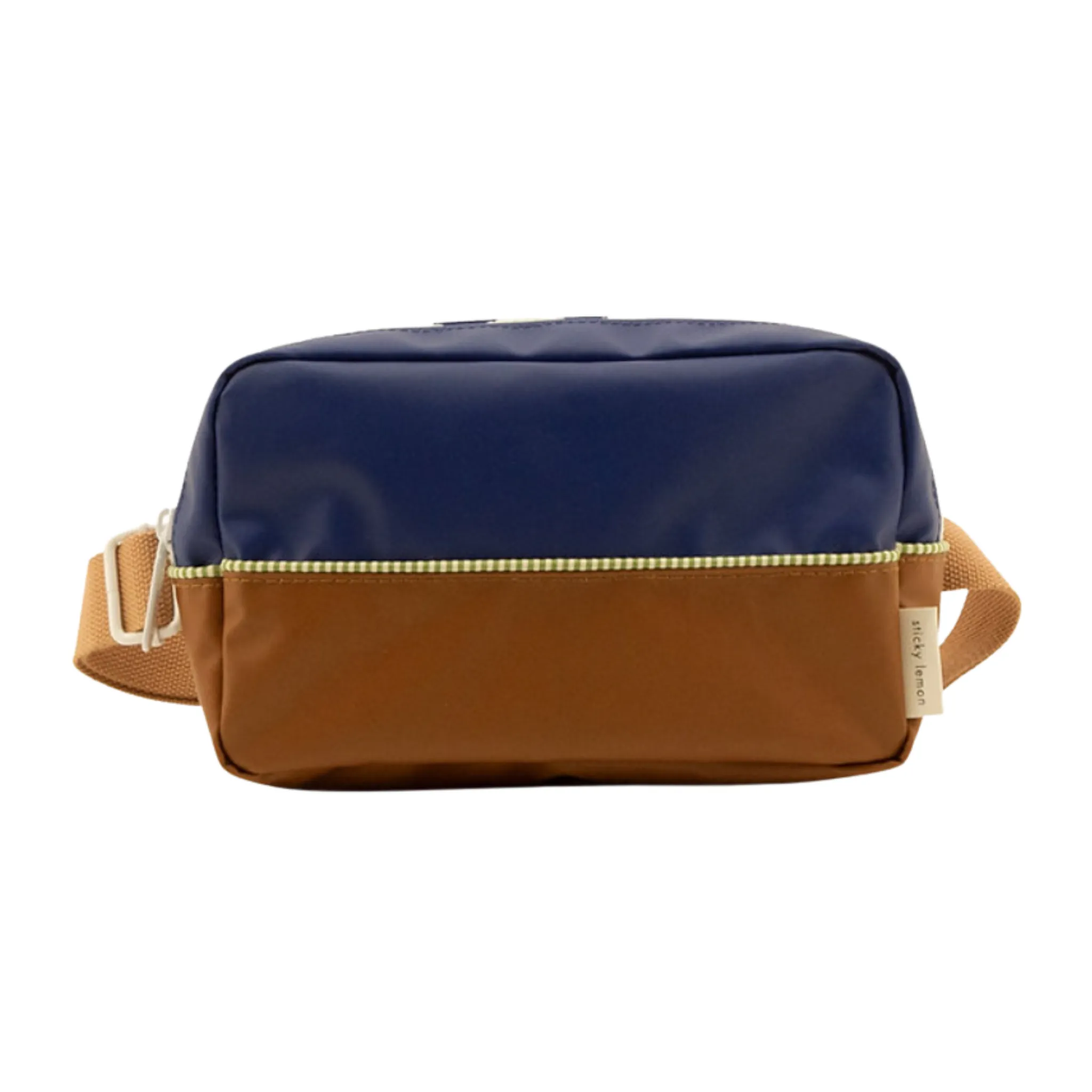 Sticky Lemon Fanny Pack Colour Blocking, Deep Lake Blue/Treehouse Brown