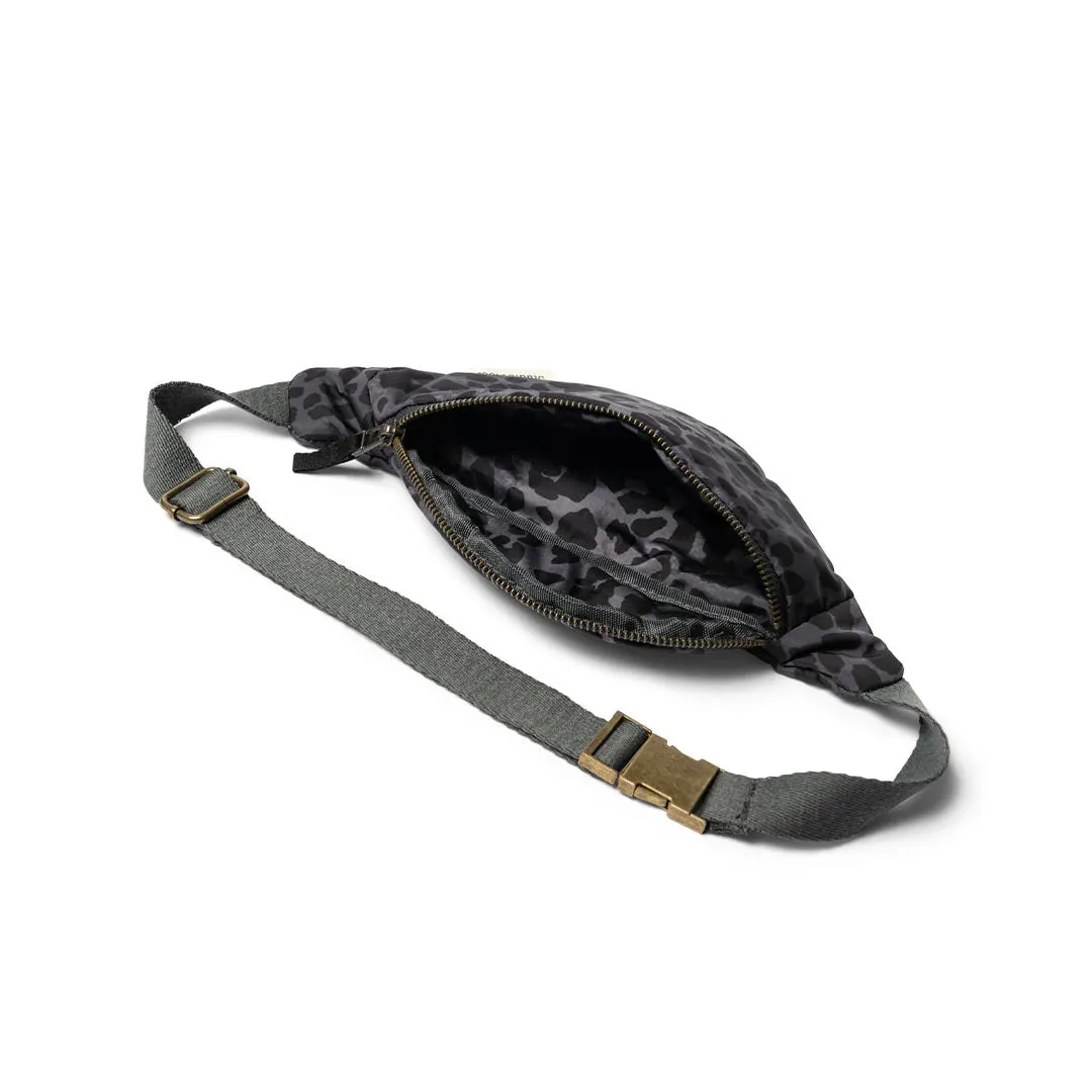 Studio Noos Antra Leopard Puffy Mini Fanny Pack  - Dark Grey